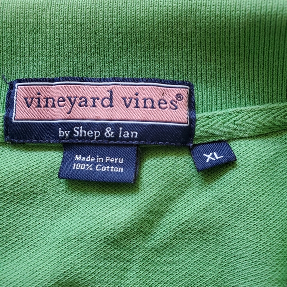 Vineyard Vines Classic Green Polo Shirt.  Size XL - Picture 4 of 4